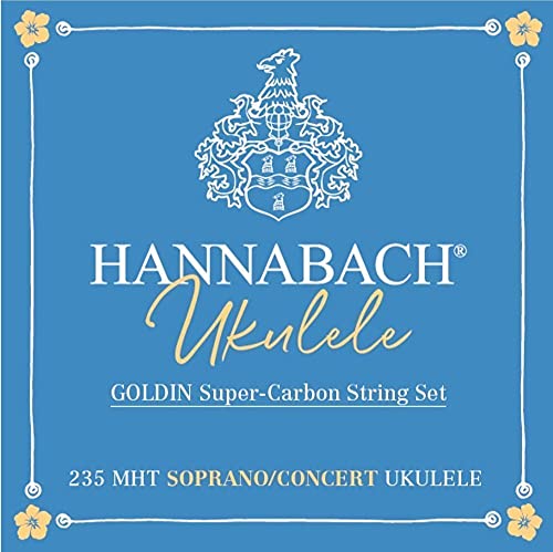 Hannabach Goldin Ukulele Strings Set for Soprano/Concert