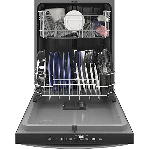 GE Top Control Dishwasher with Sanitize & Boost