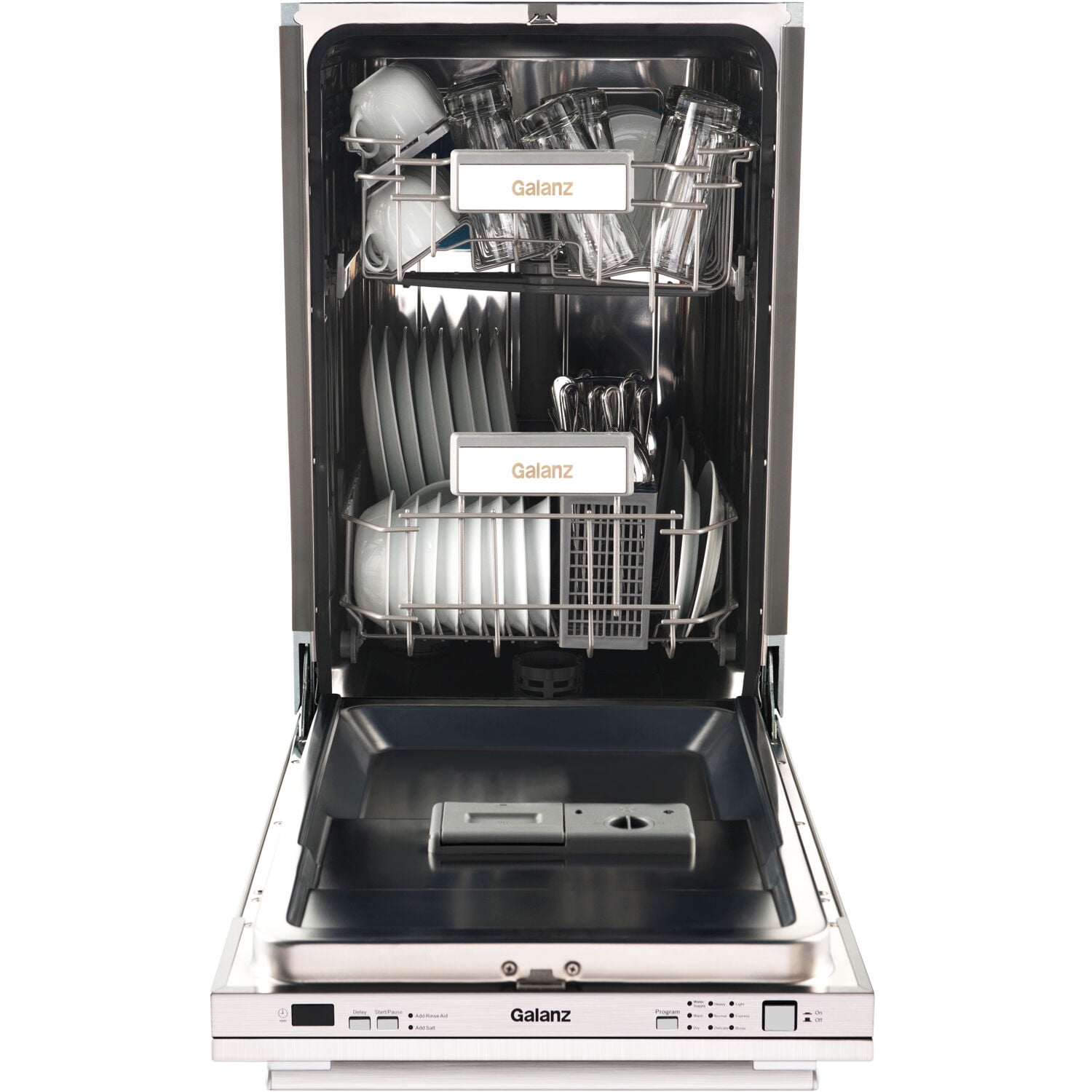 Galanz 18-inch Stainless Steel Built-in Dishwasher