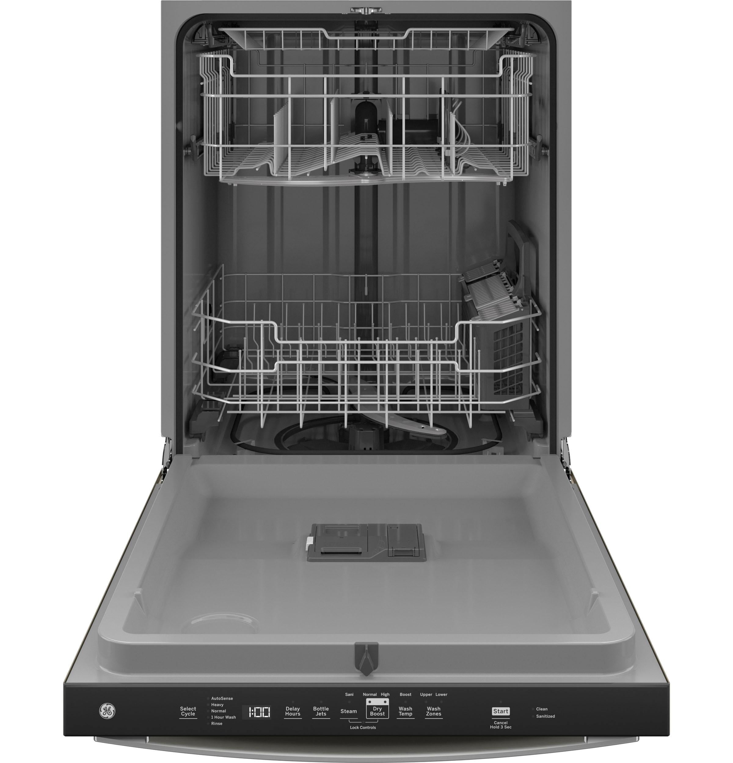 GE Top Control Dishwasher with Sanitize Cycle & Dry Boost