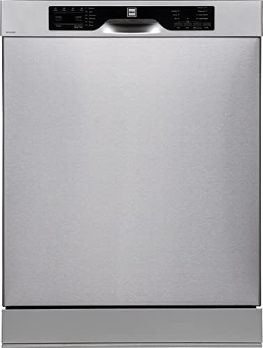 RCA Front Control Built-in Dishwasher, 57 DBA, Stainless Steel