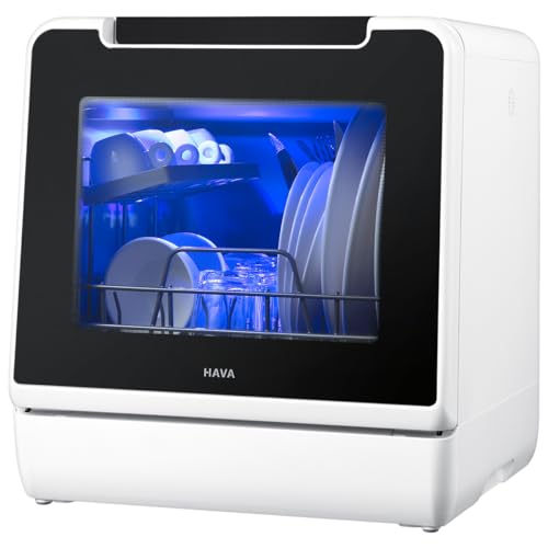 HAVA Portable Countertop Dishwasher with 8 Wash Programs