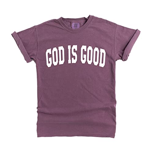 Christian Women's Tee: God Is Good Cross Shirt