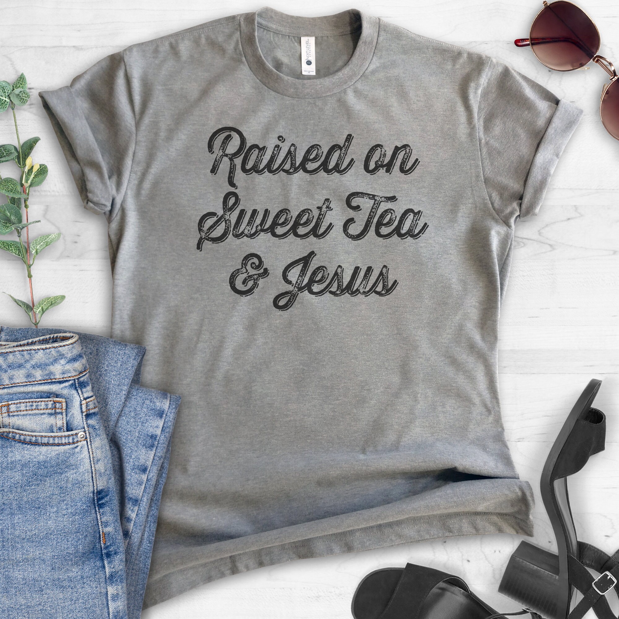 Sweet Tea & Jesus Shirt - Cute Christian Tee