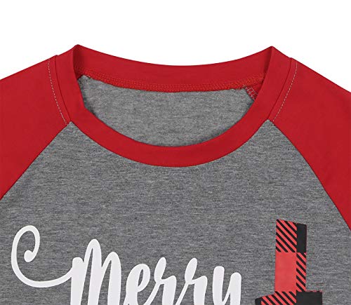 Christian Christmas Tshirts - Women's Letter Print, Long Sleeve