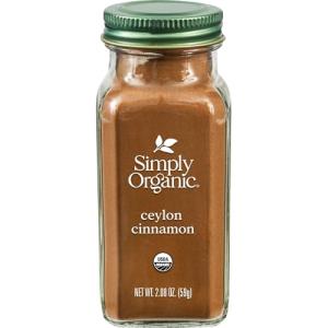 Organic Ground Cinnamon - 2.08 Ounce Size