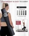 HAPBEAR Extra Wide Non-Slip Yoga Mat with Bands