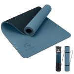 Non-Slip Yoga Mat with Carry Strap - 6mm