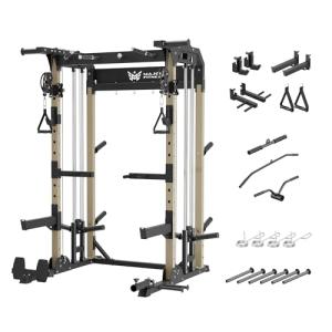 F22 Power Rack with Cable Crossover and Storage