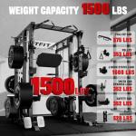 RitFit All-in-One Smith Machine and Power Cage