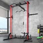 Smith Machine Power Cage with LAT Pull Down
