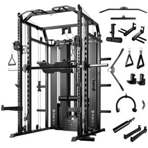 Mikolo Smith Machine and Power Cage Home Gym
