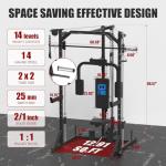 Smith Machine Power Rack with Cable Crossover System