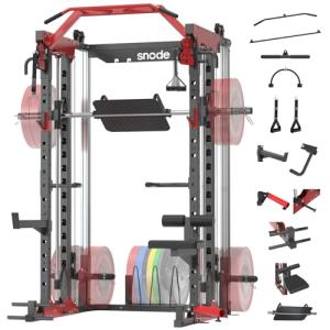 SNODE ALL10 Smith Machine with Cable Crossover