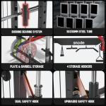 SNODE ALL10 Smith Machine with Cable Crossover