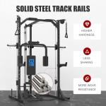 Smith Machine Power Rack with Cable Crossover System