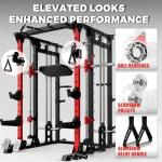 RitFit All-in-One Smith Machine Power Rack