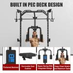 Smith Machine Power Rack with Cable Crossover System