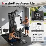 Sportsroyals Full Body Home Gym with Weight Stack
