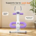 OWLSKY Adjustable Ab Machine for Home Workouts