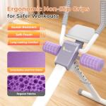 OWLSKY Adjustable Ab Machine for Home Workouts