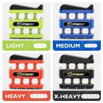 FitBeast Finger Strengthener 4-Pack for Grip Training