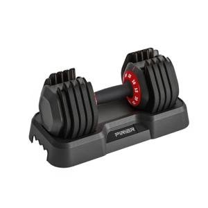 Adjustable Dumbbell 55LB Single Dumbbell 10 Weight Options, Anti-Slip Metal Handle, Ideal for Home Workout Equipment