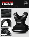 Adjustable Weighted Vest for Home Workouts