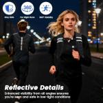 KUKZO 12 Lb Reflective Weighted Vest for Workouts