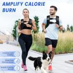 KUKZO 12 Lb Reflective Weighted Vest for Workouts