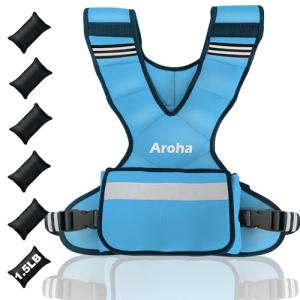 Aroha Adjustable Weighted Vest for Home Workouts