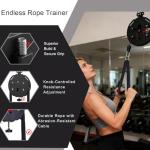Portable Endless Rope Trainer with Adjustable Resistance
