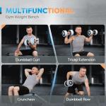 MAHAO Adjustable Weight Bench for Home Workouts