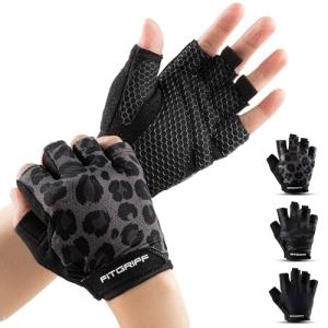 Fitgriff® Padded Fingerless Workout Gloves - Size 7