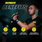 Fit Active Weightlifting Training Gloves with Wrist Support