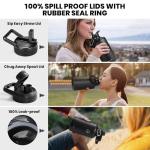 RAYMYLO Insulated One Gallon Water Bottle