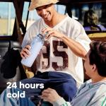 Insulated Stainless Steel Water Bottle with Straw