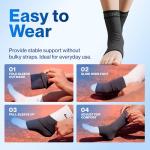 Ankle Brace Compression Socks for Foot Support