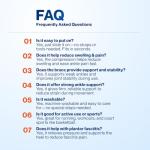 Ankle Brace Compression Socks for Foot Support