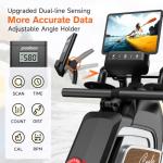 Pooboo Multifunctional Magnetic Rowing Machine 300LB Capacity