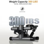 Mini Stair Stepper with Resistance Bands and Monitor