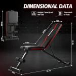 Adjustable Weight Bench for Strength Training Workouts