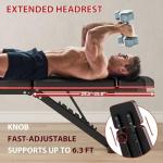 Adjustable Foldable Workout Bench for Home Gym