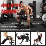 Adjustable Foldable Workout Bench for Home Gym
