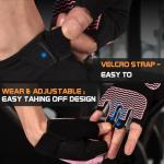 Sunnex Women's Fingerless Gym Workout Gloves