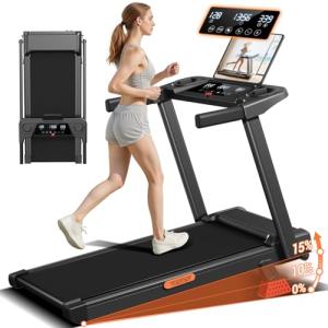 3-in-1 Portable Treadmill with 12% Incline