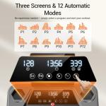 3-in-1 Portable Treadmill with 12% Incline