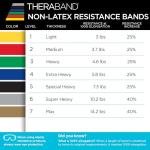 TheraBand Non-Latex Resistance Bands - Beginner Set