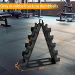 5-Tier A-Frame Dumbbell Rack for Weight Storage