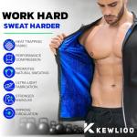 Men's Heat Trapping Zip Up Sauna Jacket